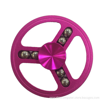 OEM fFactory wholesale 2017 Hot sell aluminum alloy fidget spinner tri fidget hand spinner